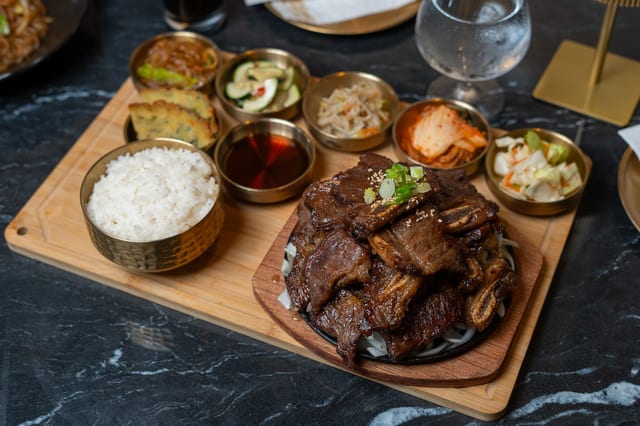 Korean Premium Galbi Meal.