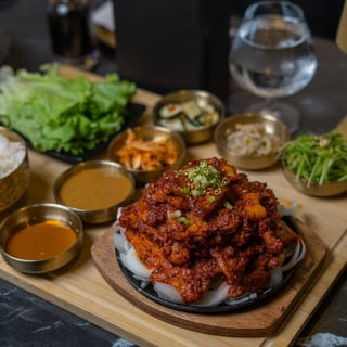 Spicy Pork Belly Ssam