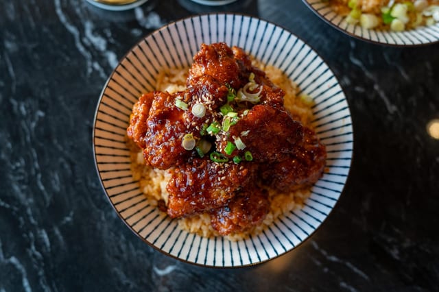 Seoul Wing Rice Bowl.